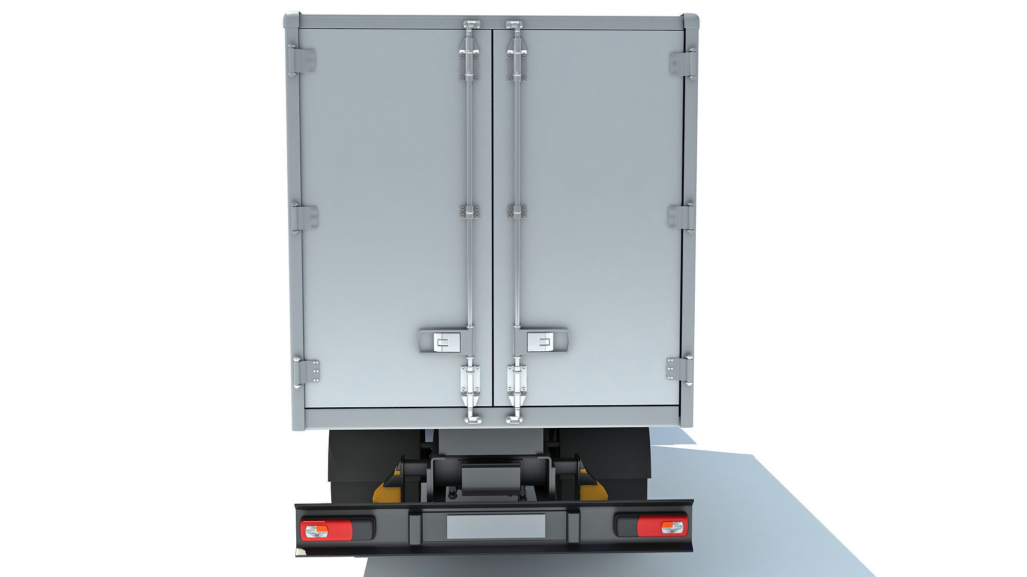 Refrigerator Truck 3D model_4