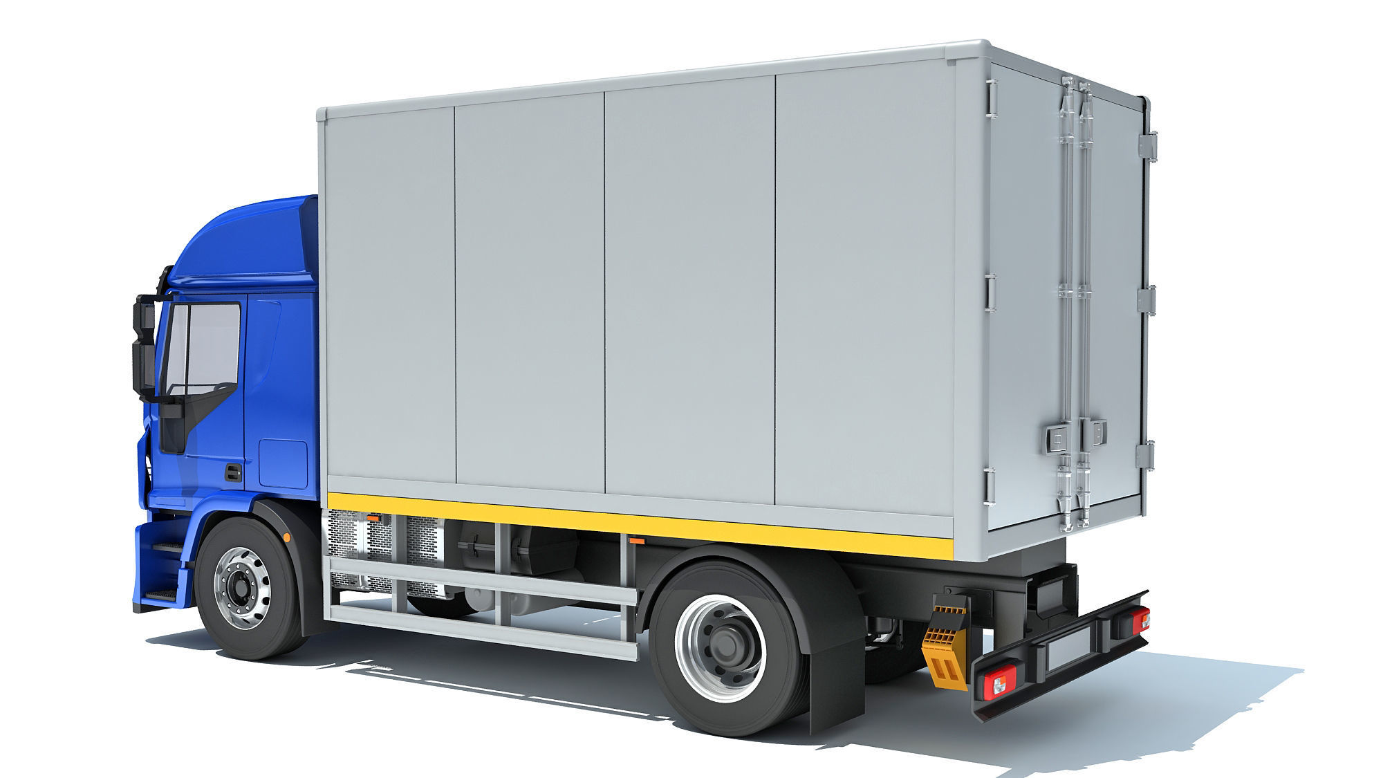 Refrigerator Truck 3D model_2