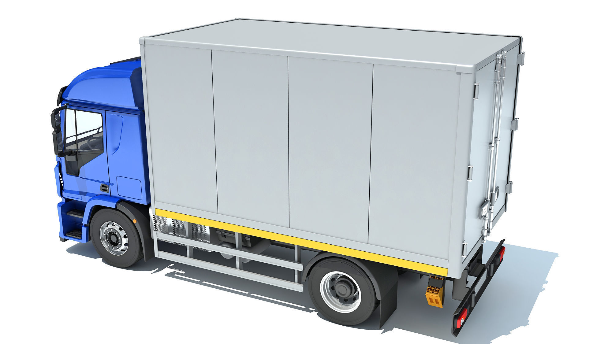 Refrigerator Truck 3D model_3
