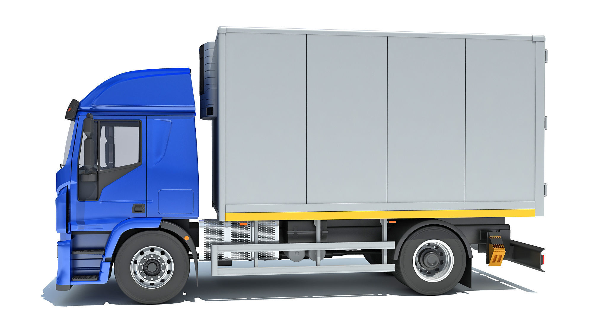 Refrigerator Truck 3D model_1