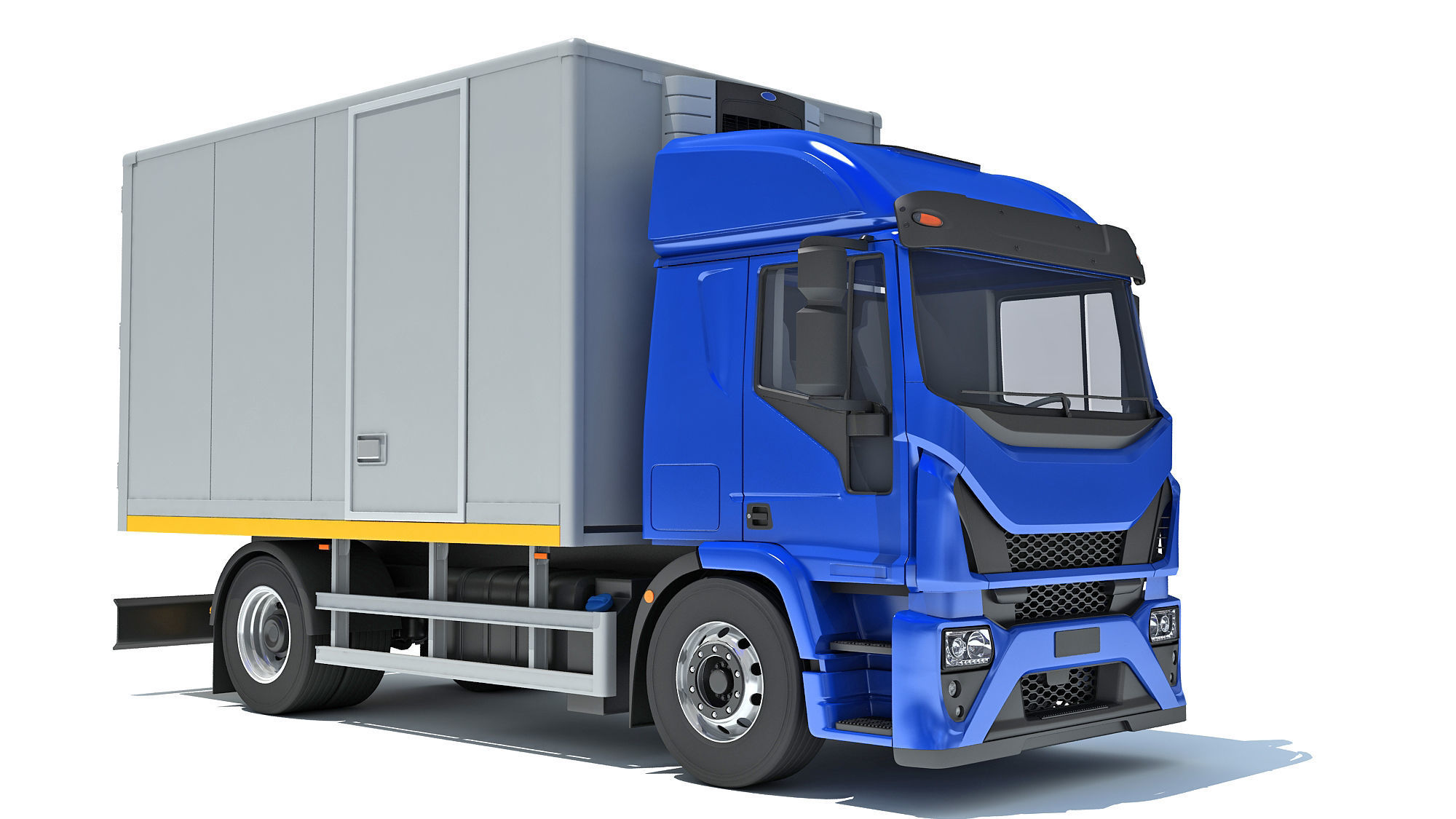 Refrigerator Truck 3D model_7