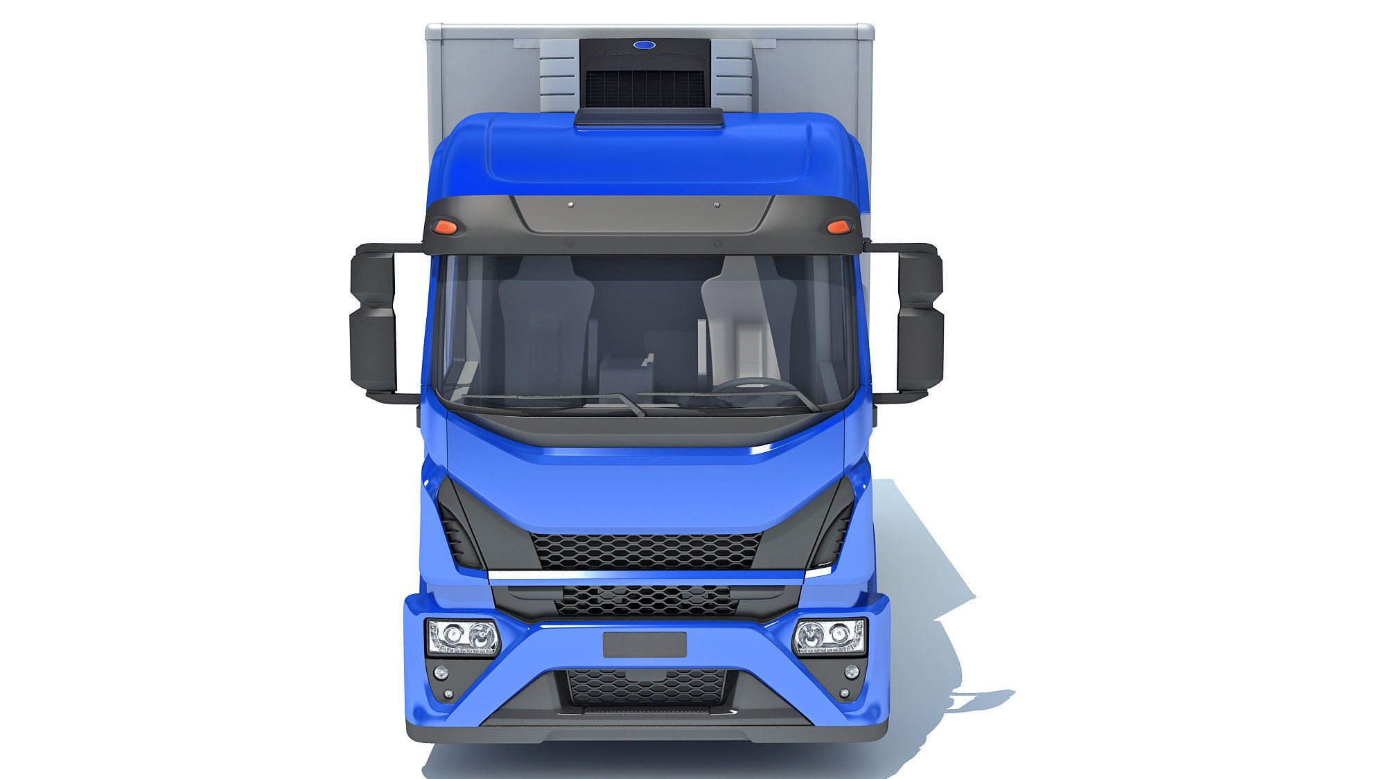 Refrigerator Truck 3D model_10