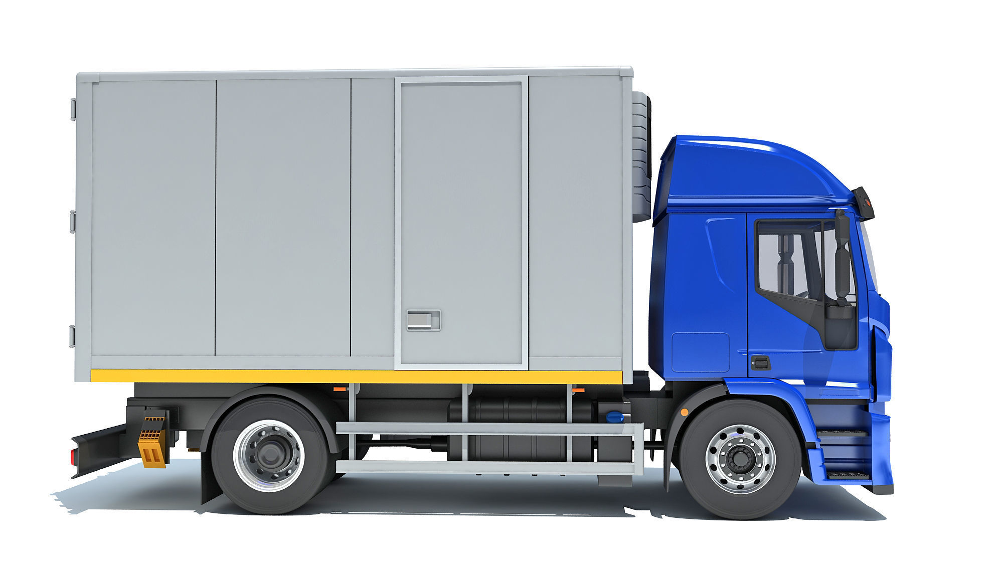 Refrigerator Truck 3D model_6