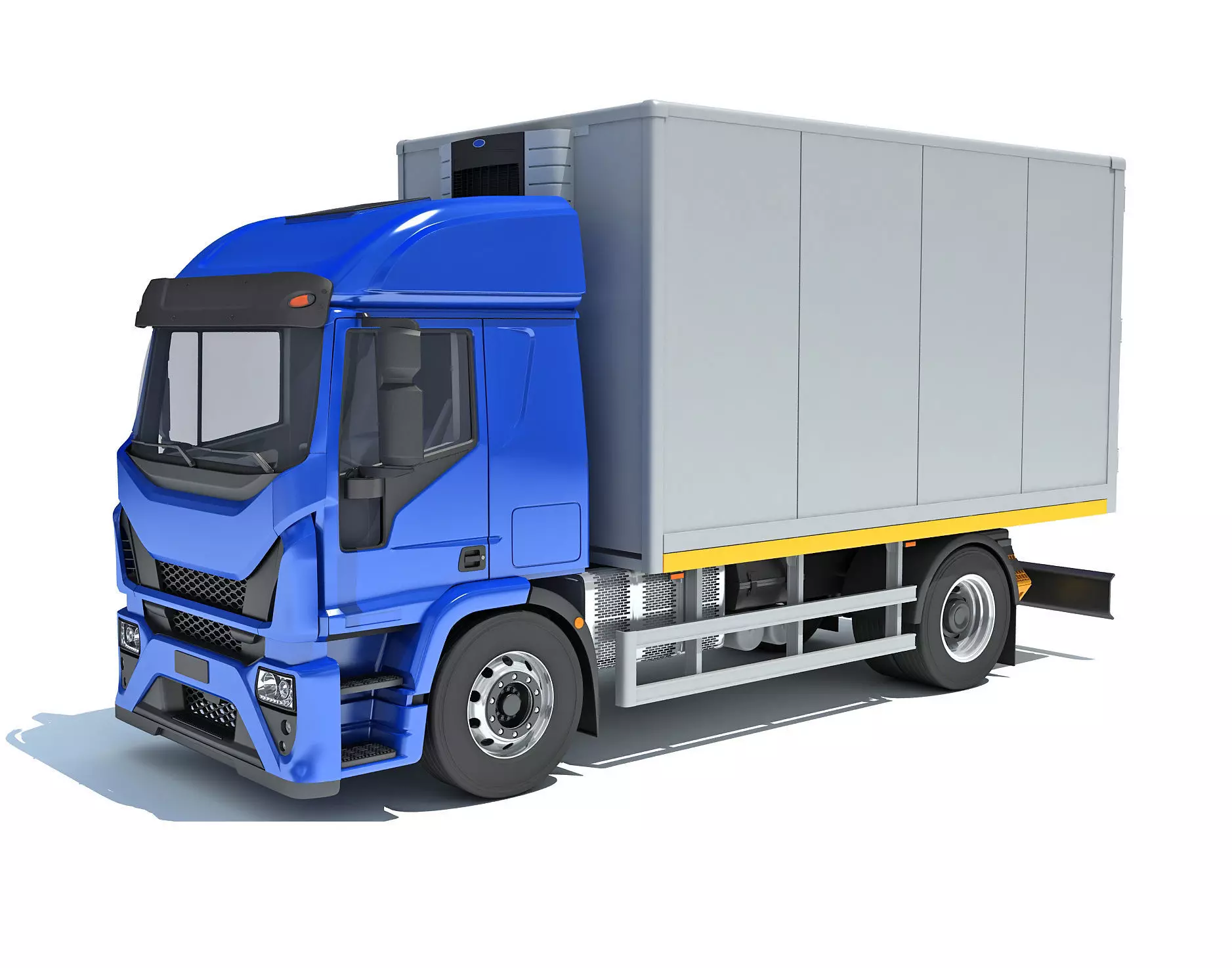 Refrigerator Truck 3D model_0
