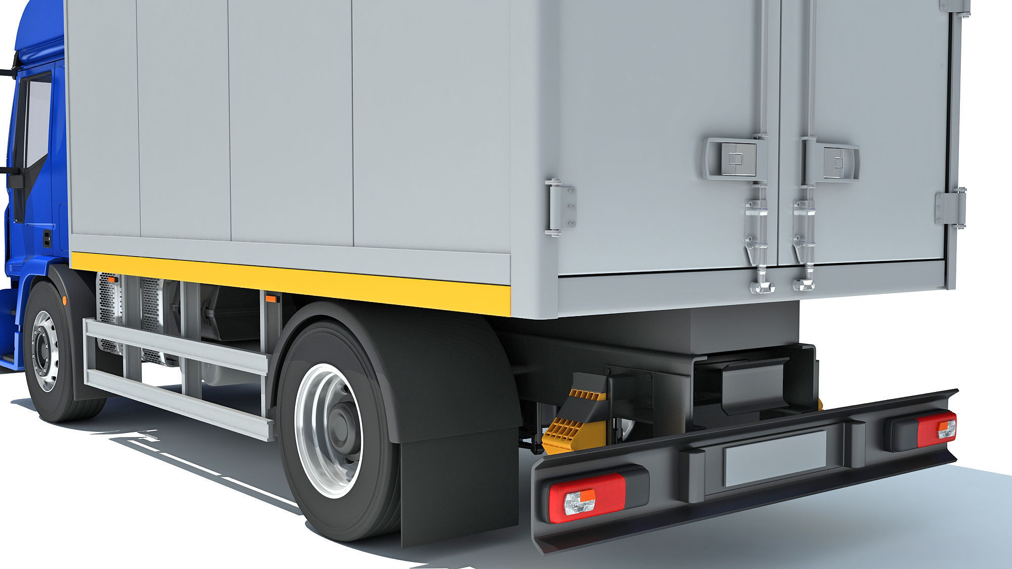 Refrigerator Truck 3D model_13