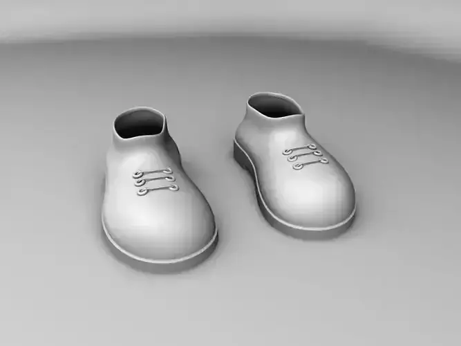 Cartoon Character Shoe Free 3D model