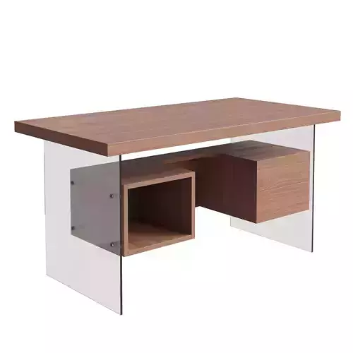 Modernist desk in the manner of Jacques Dumond 1950s