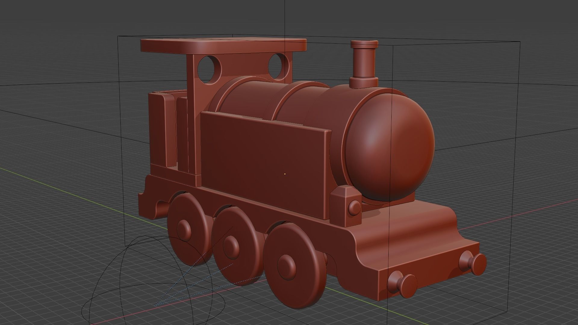 WOODEN TRAIN TOYS BUNDLE - RogueFilmProductions Low-poly 3D model_24