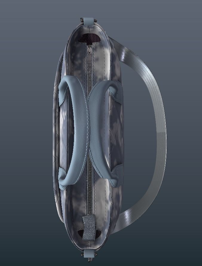 Women Tote handbag 3D model_10