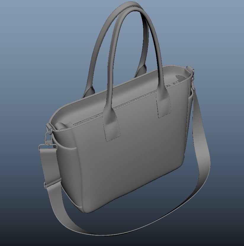Women Tote handbag 3D model_15