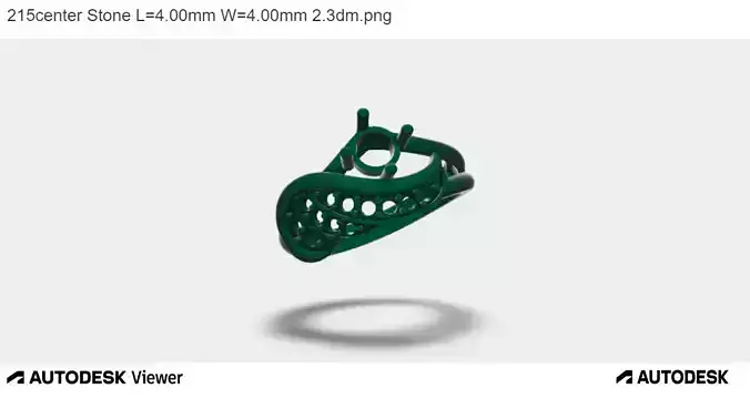 Woman Ring with Round Centre Stone