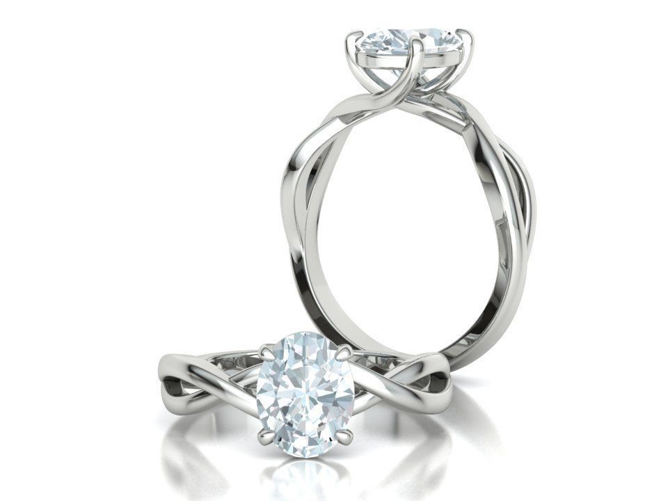 Bespoke Solitaire Rings 9x7 Oval Stone Collection 2 RINGS _25