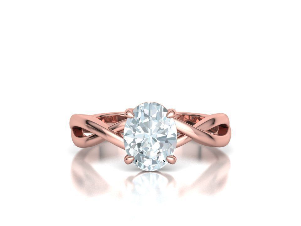 Bespoke Solitaire Rings 9x7 Oval Stone Collection 2 RINGS _28