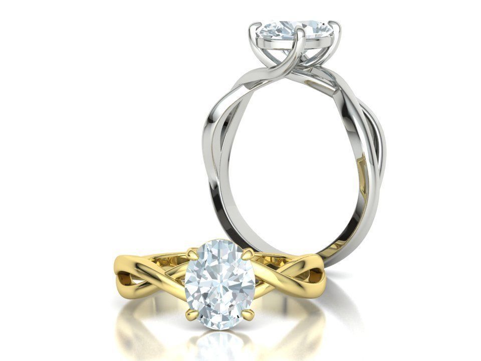 Bespoke Solitaire Rings 9x7 Oval Stone Collection 2 RINGS _26