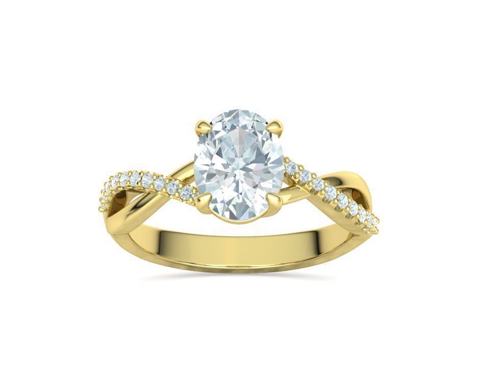 Bespoke Solitaire Rings 9x7 Oval Stone Collection 2 RINGS _19