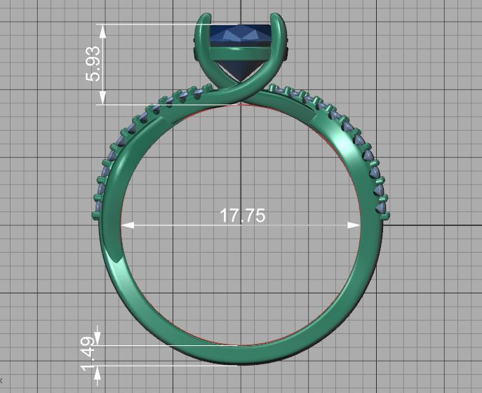 Bespoke Solitaire Rings 9x7 Oval Stone Collection 2 RINGS _12