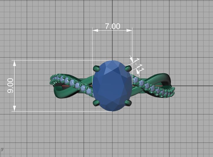 Bespoke Solitaire Rings 9x7 Oval Stone Collection 2 RINGS _11