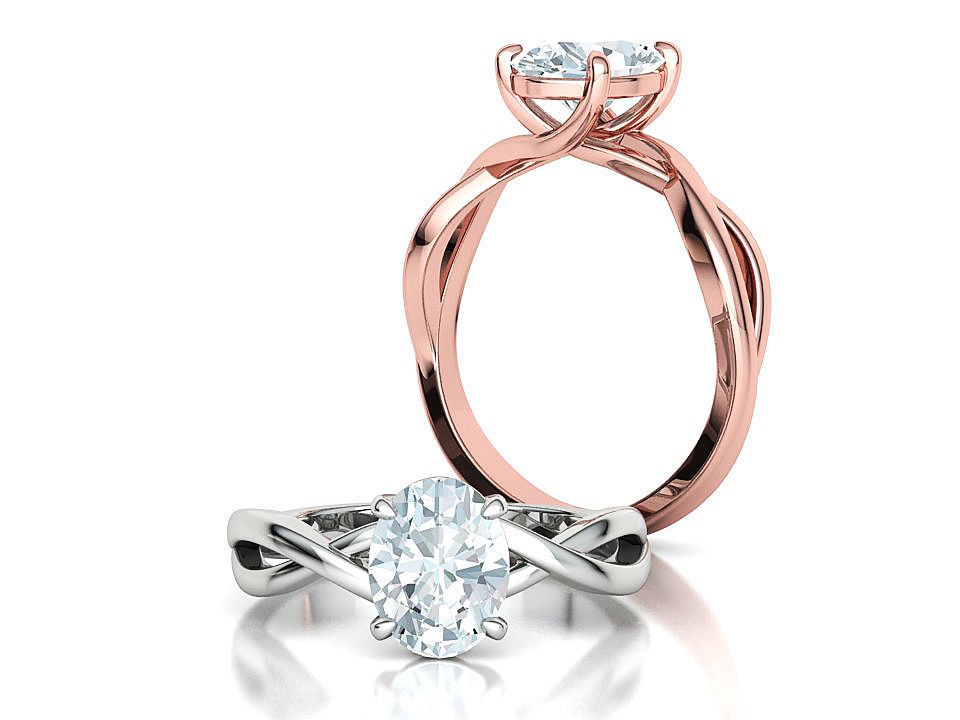 Bespoke Solitaire Rings 9x7 Oval Stone Collection 2 RINGS _22