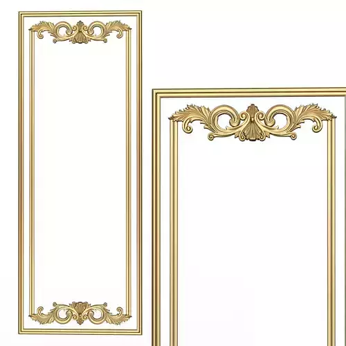 Boiserie Carved Decoration Panel 05