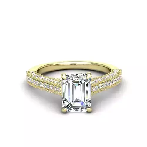 Engagement ring Sophia emerald