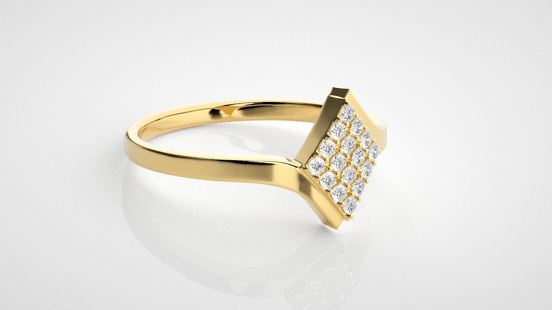 Diamond Head Light wt diamond ring 3dm stl renders details 3D print model_13