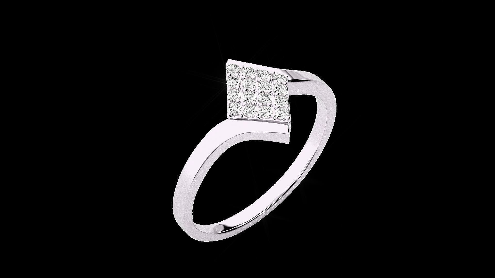 Diamond Head Light wt diamond ring 3dm stl renders details 3D print model_11