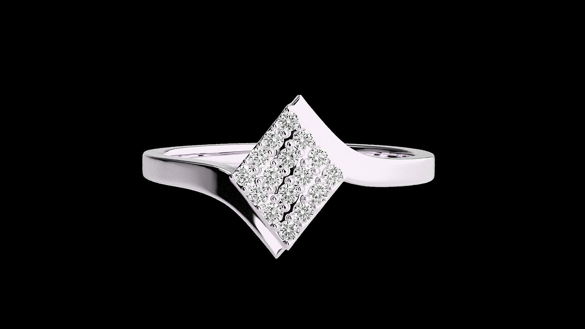 Diamond Head Light wt diamond ring 3dm stl renders details 3D print model_9