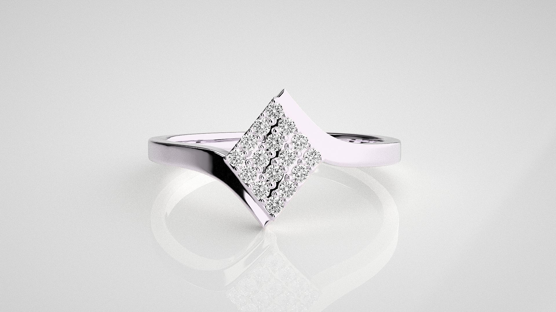 Diamond Head Light wt diamond ring 3dm stl renders details 3D print model_6