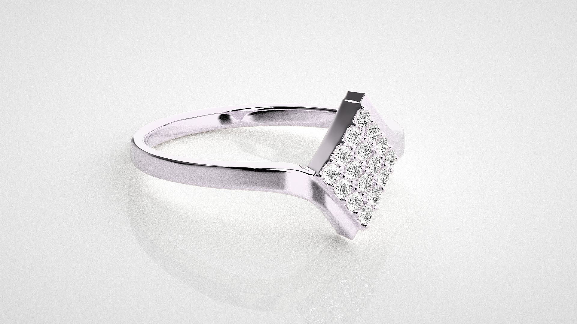 Diamond Head Light wt diamond ring 3dm stl renders details 3D print model_7