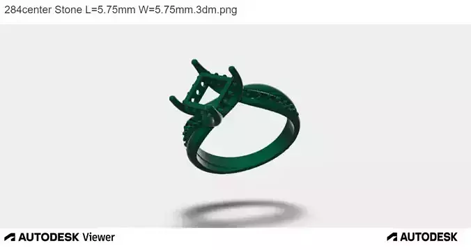 Woman Ring with Asscher Centre Stone