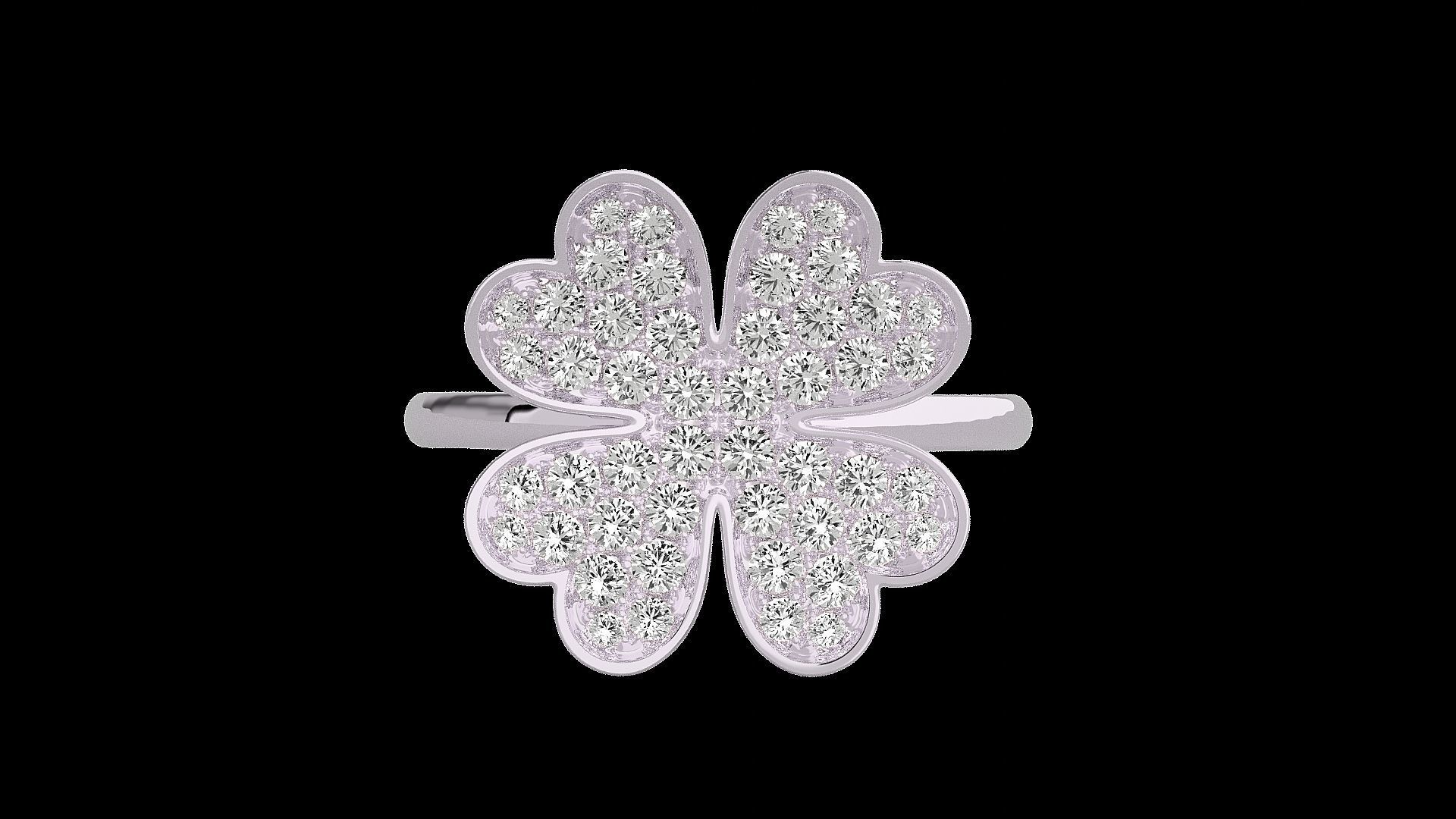 Flower Diamond Head Light wt ring 3dm stl renders details 3D print model_10