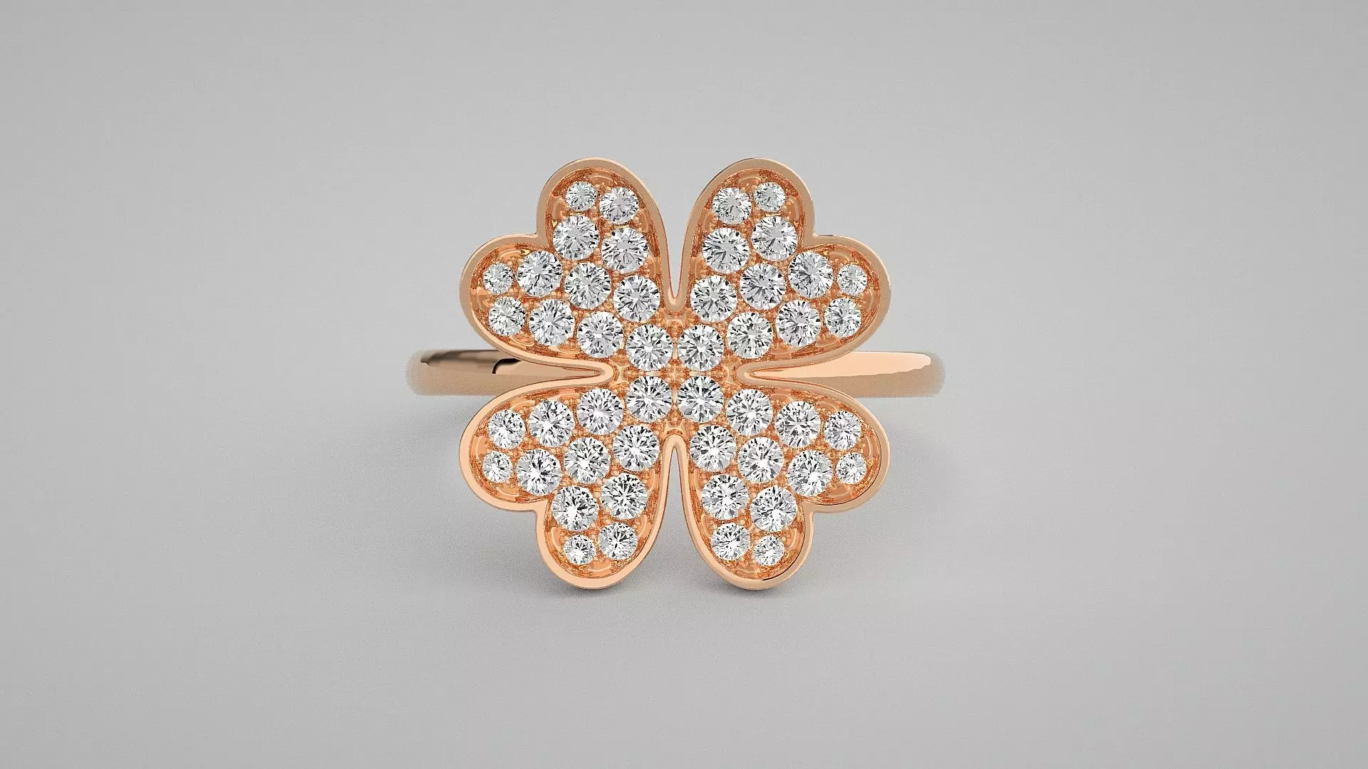 Flower Diamond Head Light wt ring 3dm stl renders details 3D print model_0