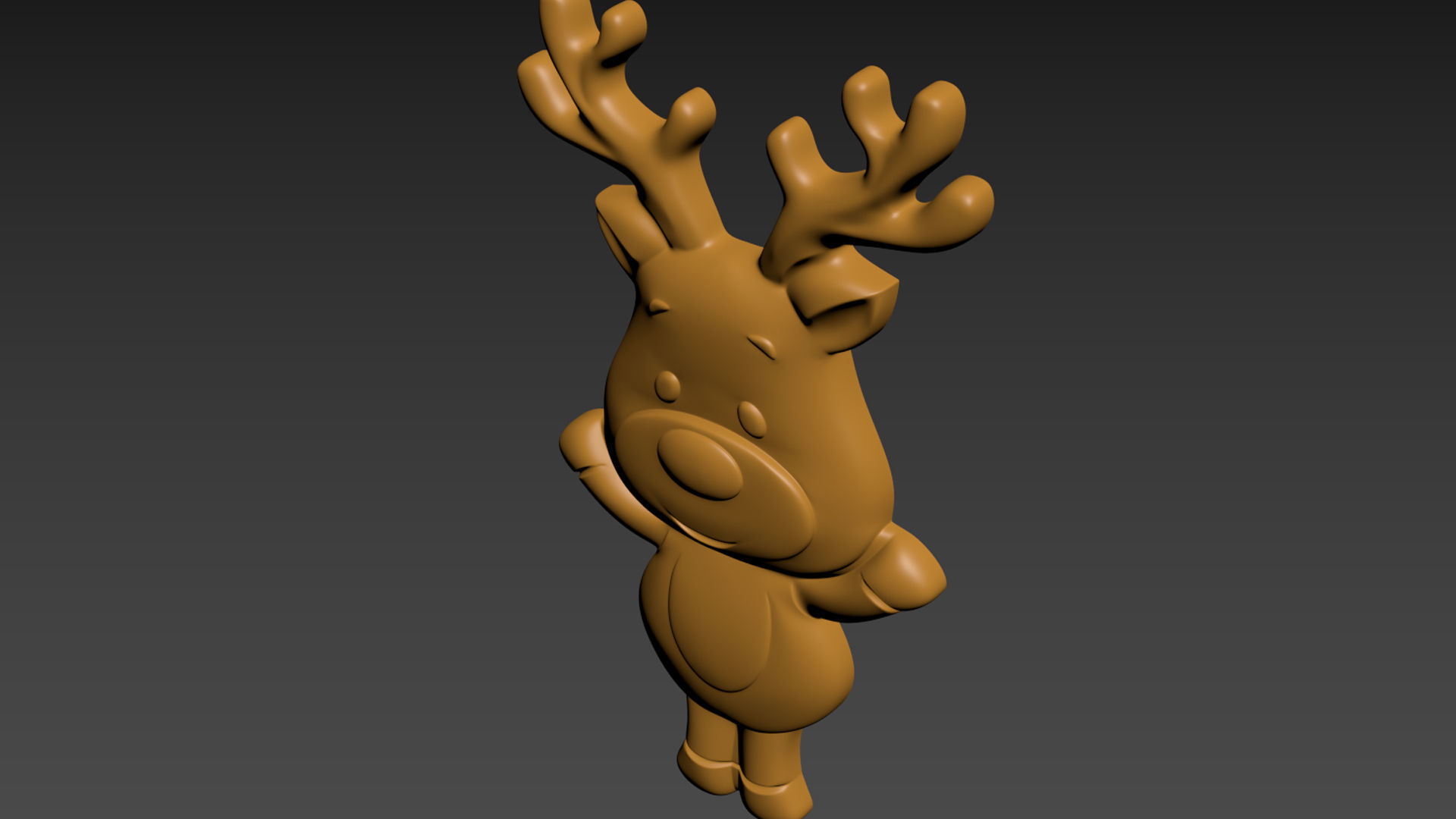 Christmas Deer 3D print model_14