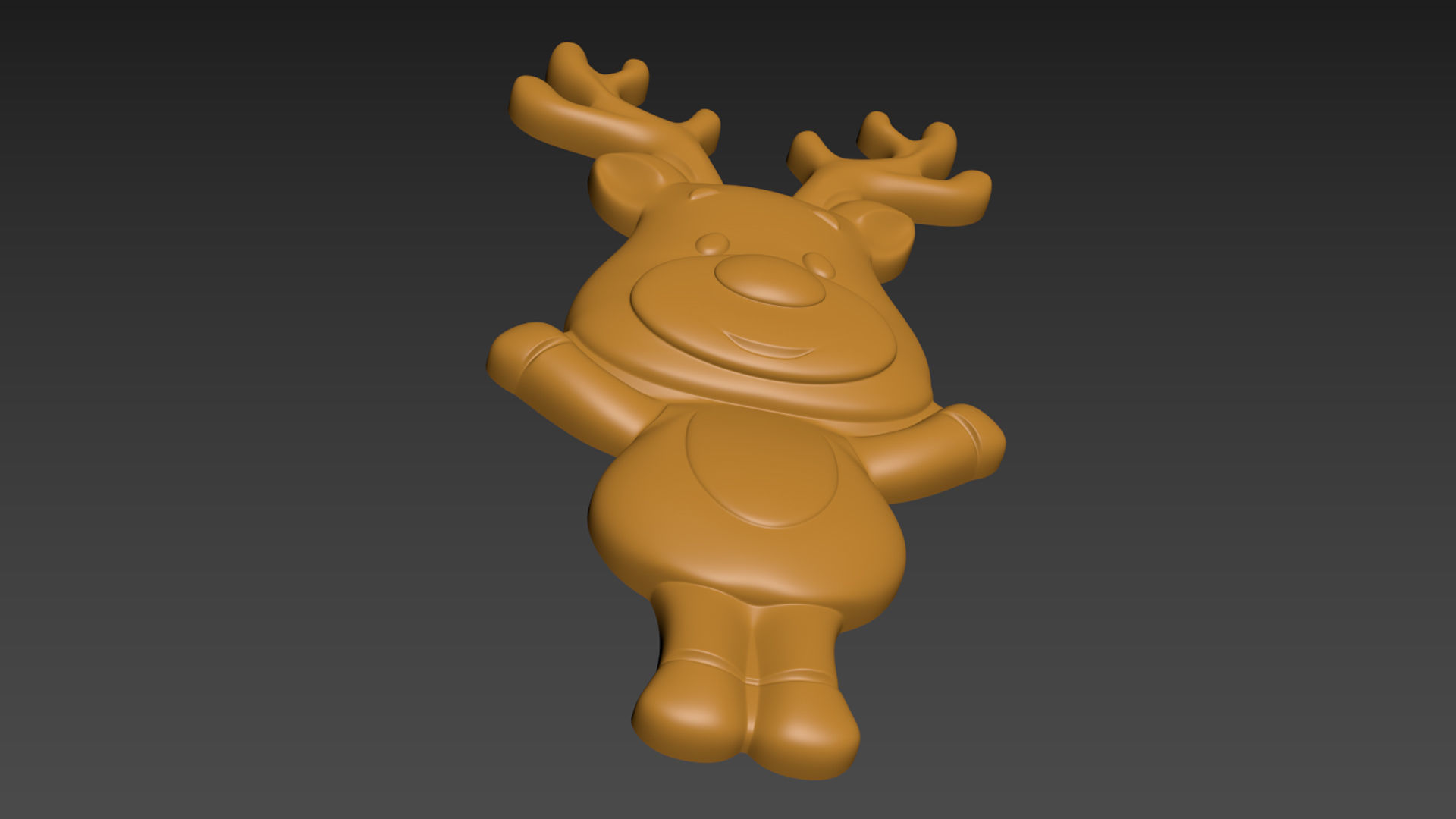 Christmas Deer 3D print model_15