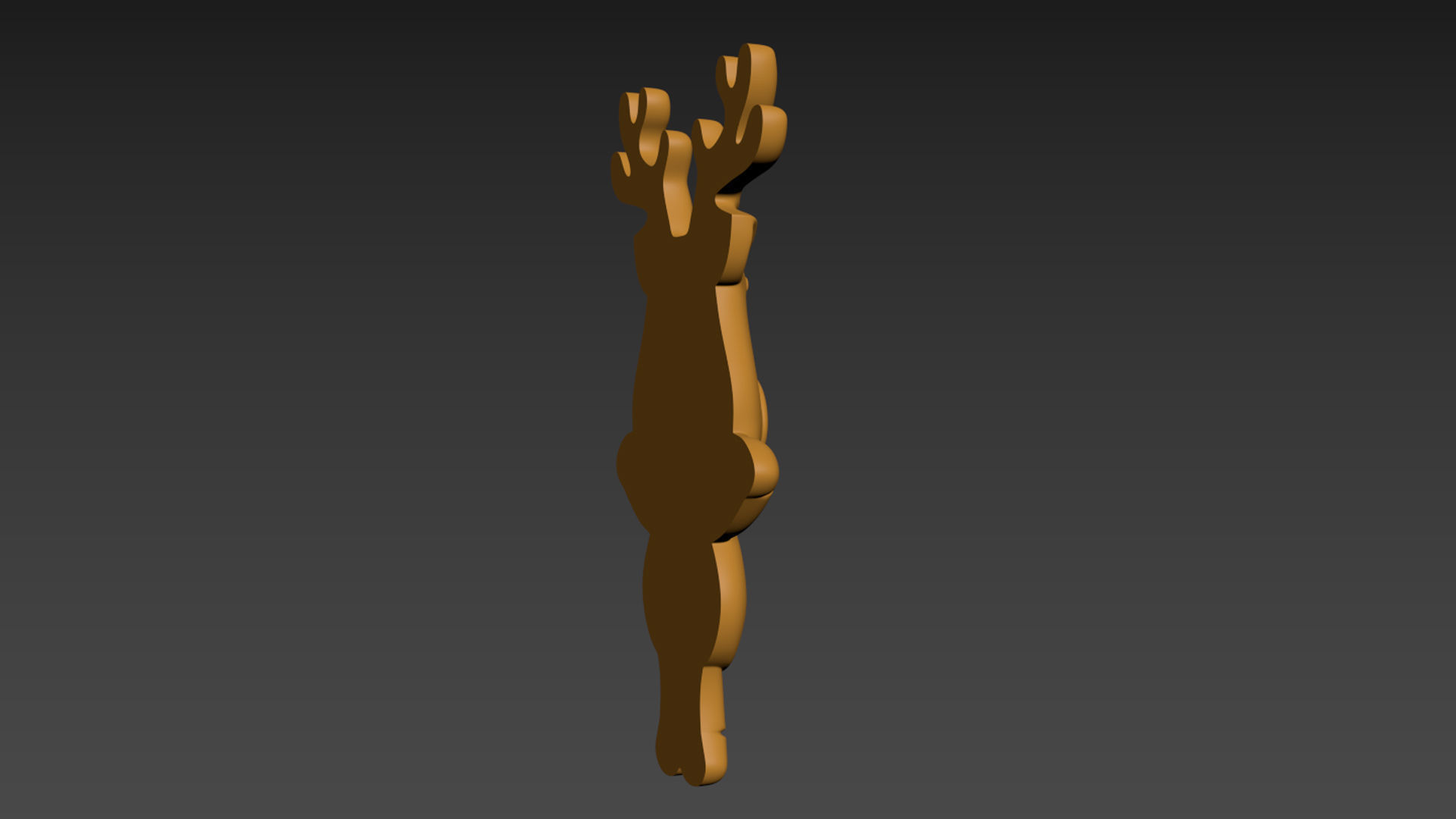 Christmas Deer 3D print model_6