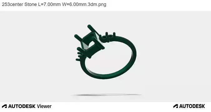 Woman Ring with Emerald Cut Centre Stone