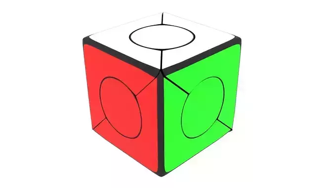 Six Spot Cube 3D model