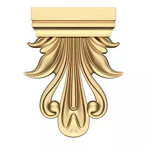 Carved Corbel 014 Low-poly 3D model