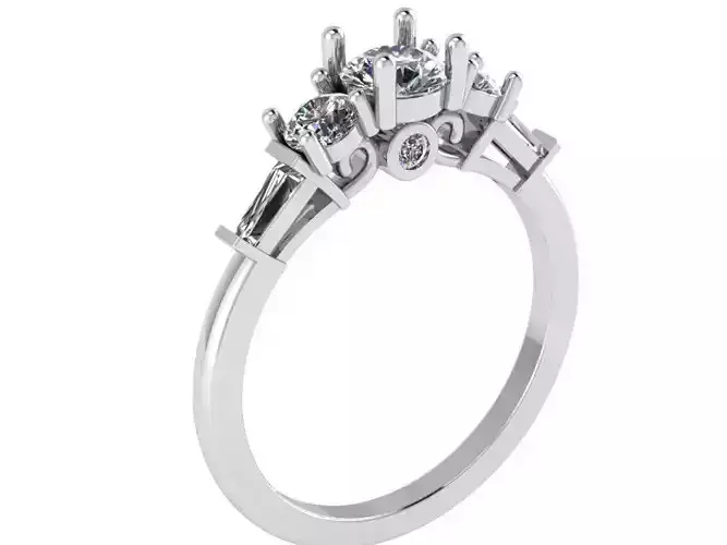 Diamond Basket Setting Ring 0271