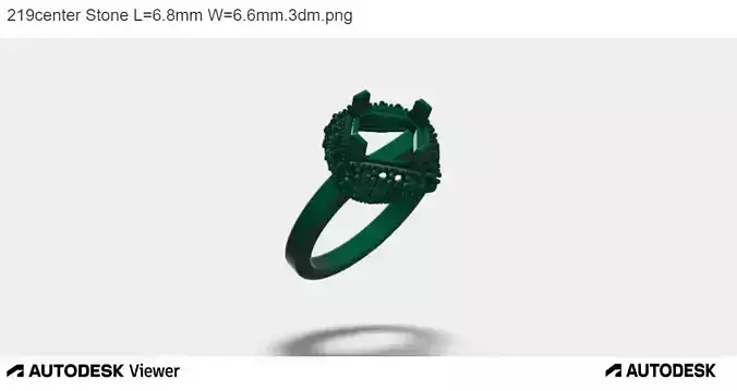 Woman Ring with Asscher Centre Stone