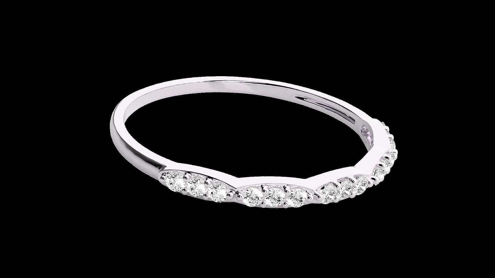 Light wt diamond ring 3dm stl renders details 3D print model_11