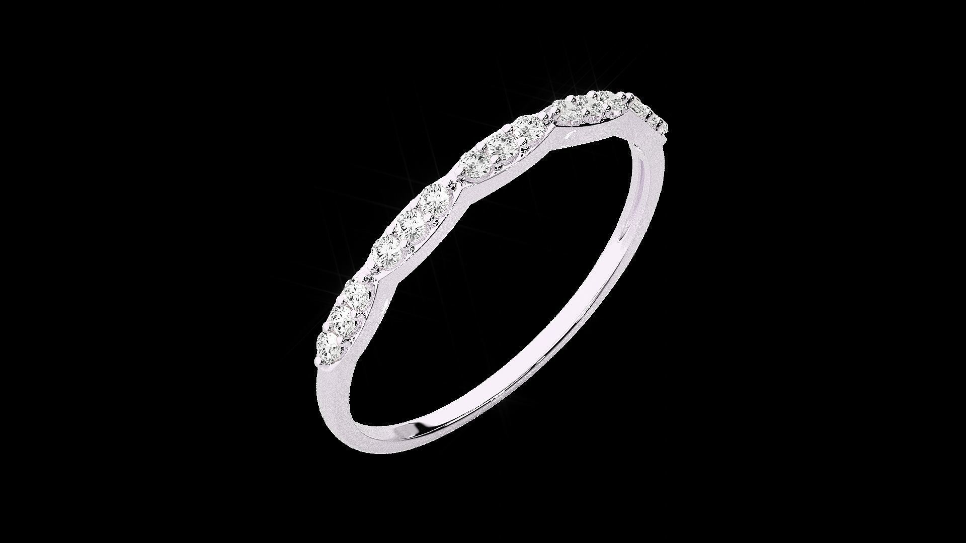 Light wt diamond ring 3dm stl renders details 3D print model_12