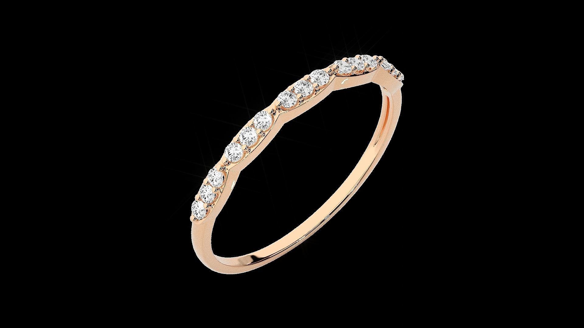 Light wt diamond ring 3dm stl renders details 3D print model_6