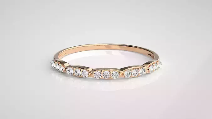 Light wt diamond ring 3dm stl renders details 3D print model