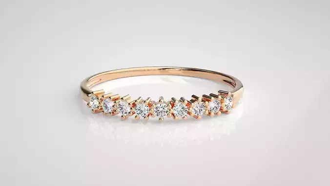 Light wt diamond ring 3dm stl renders details 3D print model