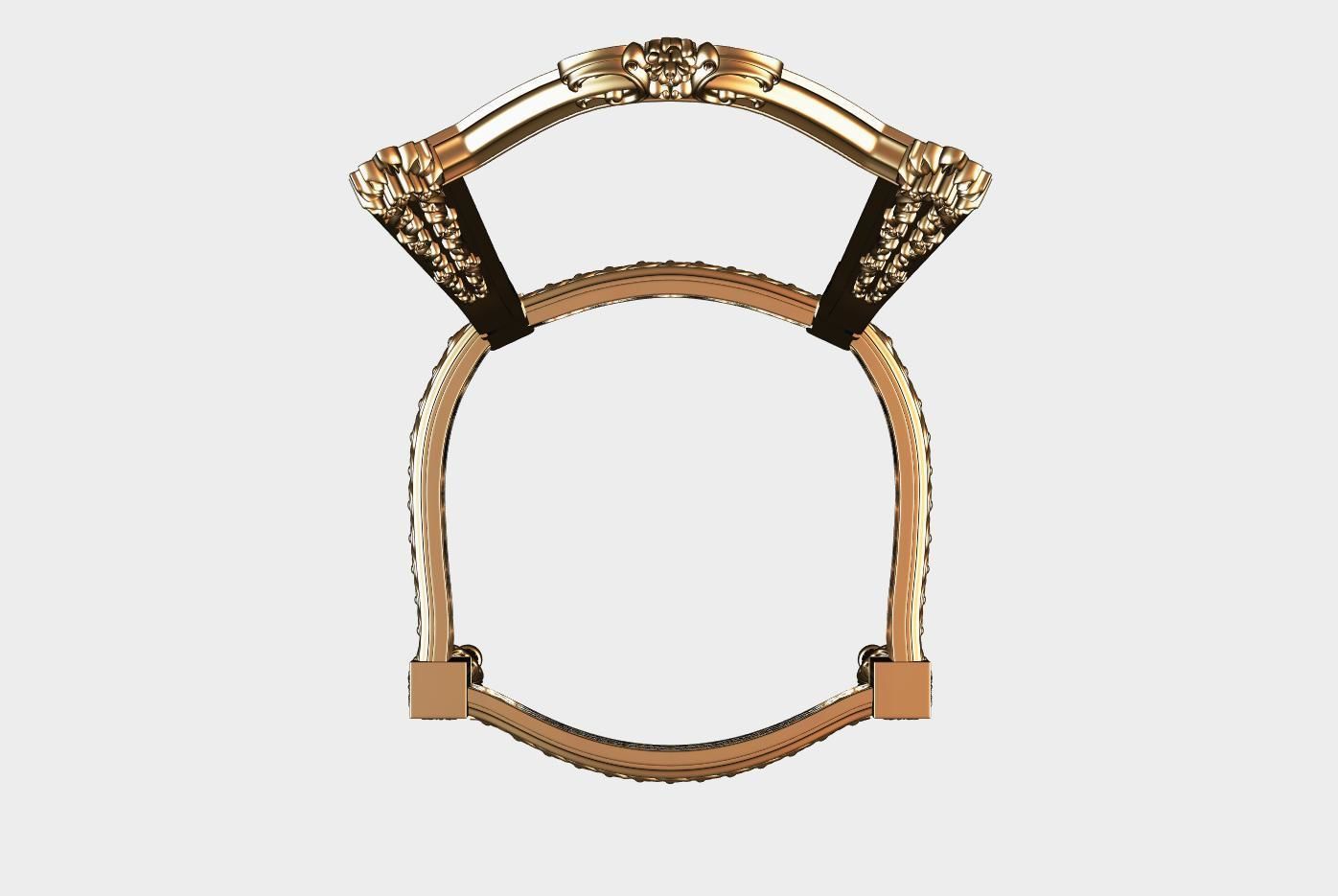 Carved chair for cnc 18 3D model_3