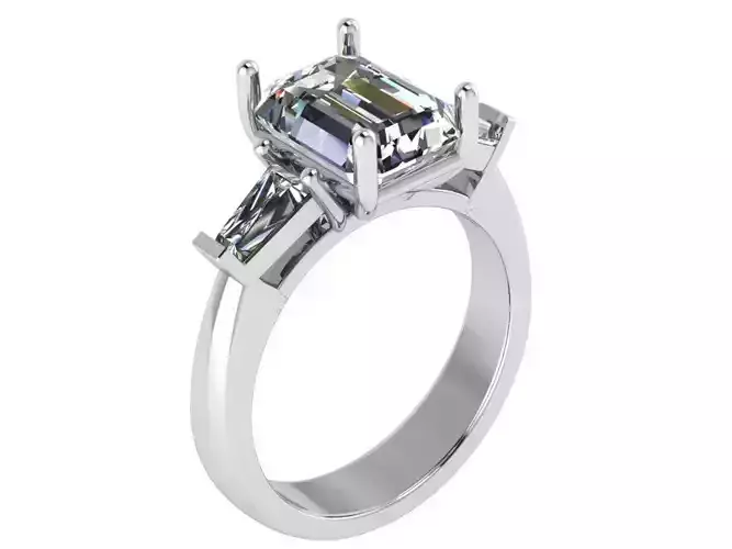 3 Stone Diamond Ring 0288