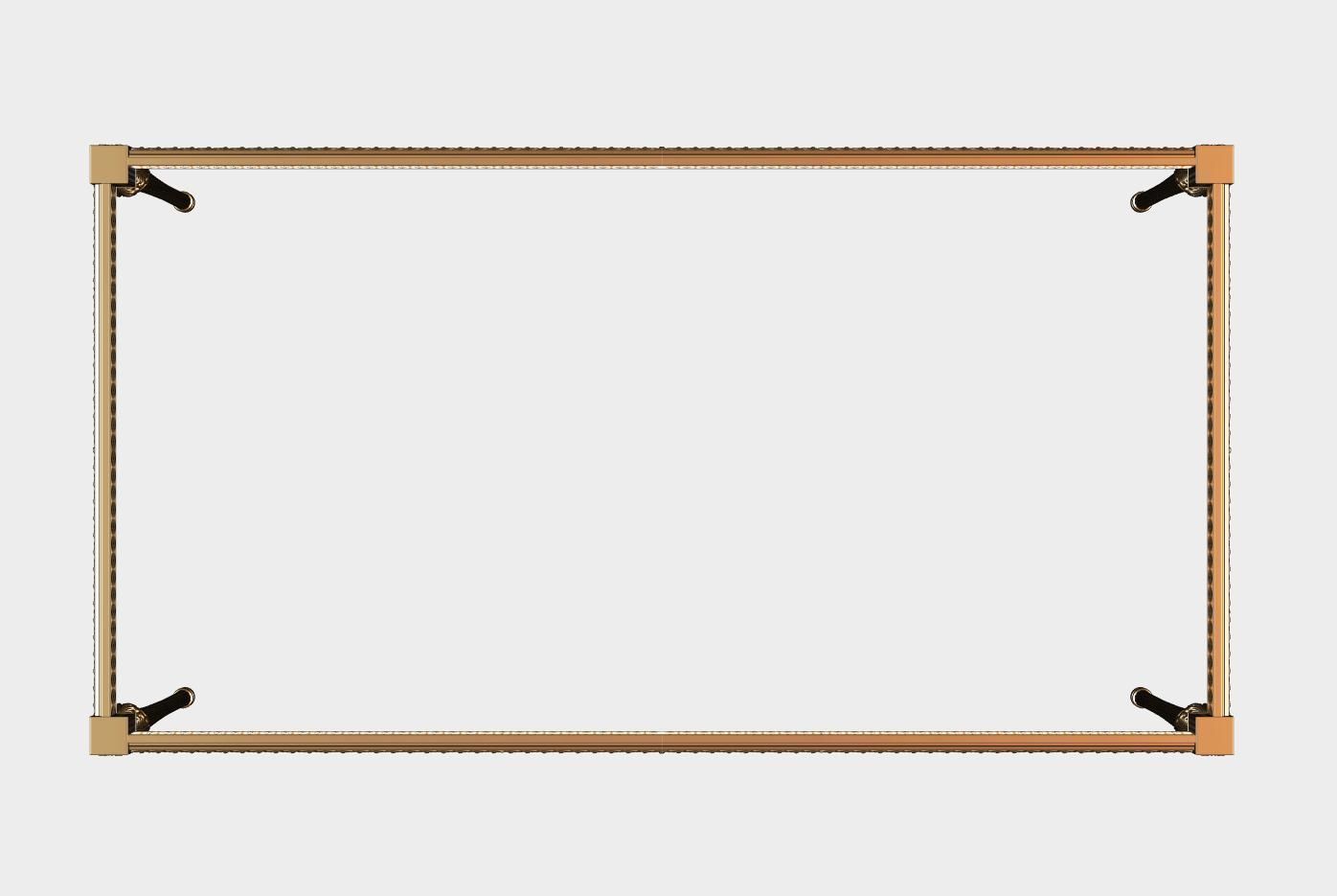 Carved dinner table for cnc 18 3D model_3