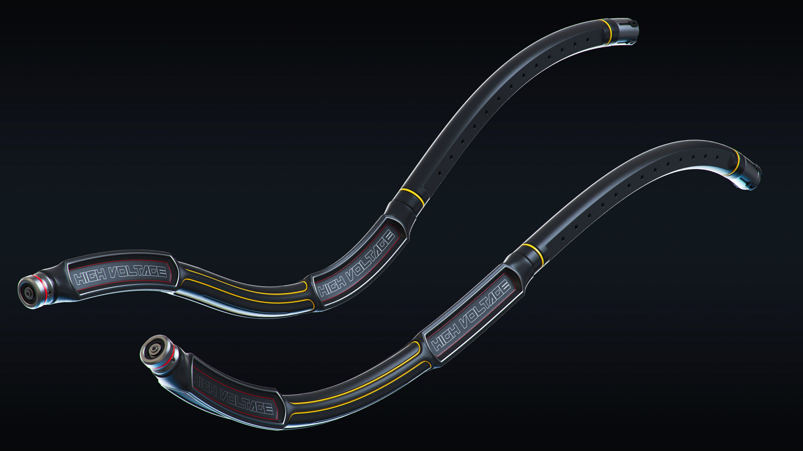 Cables and Wires set 3D model_5