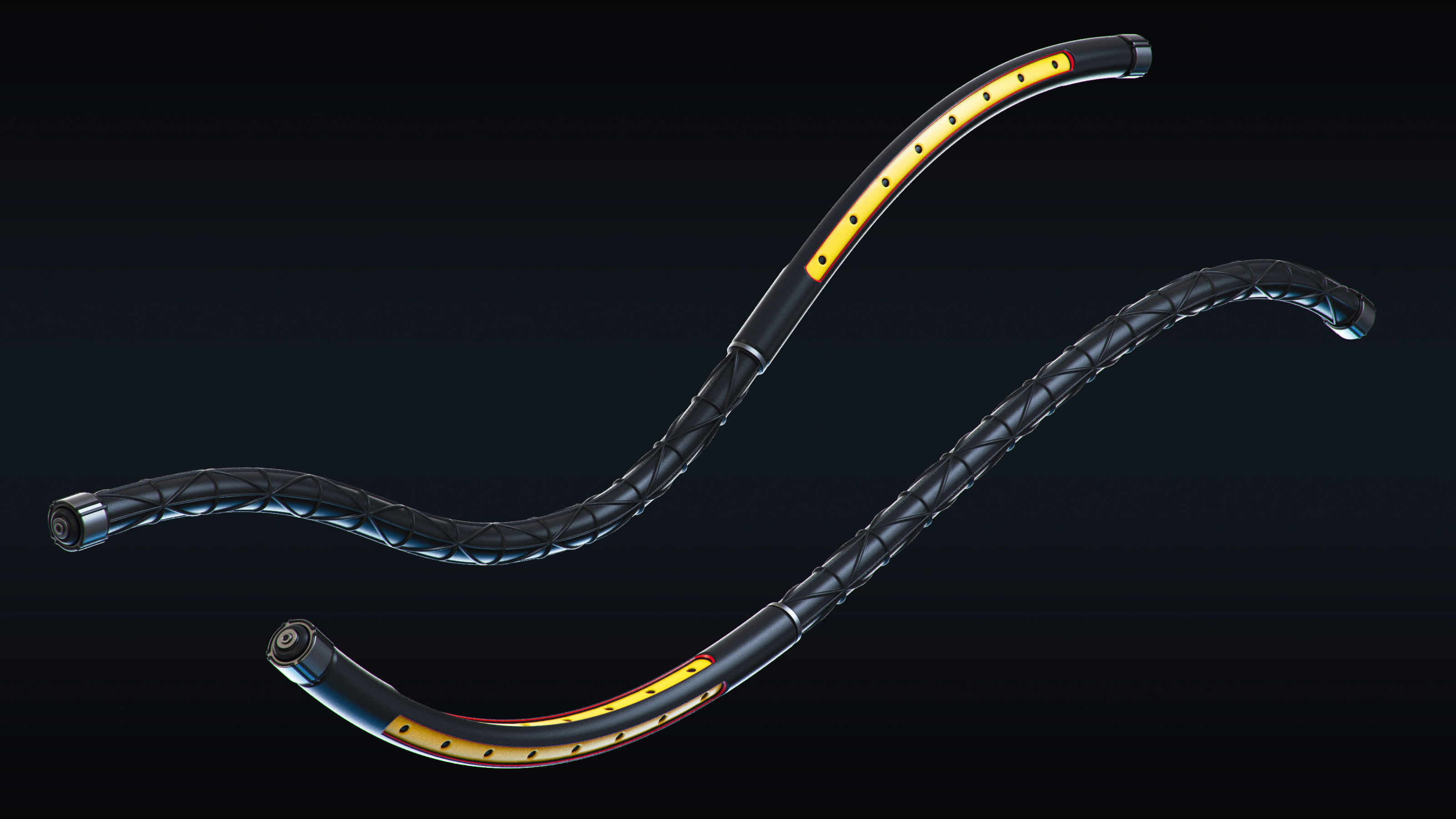 Cables and Wires set 3D model_13